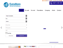 Tablet Screenshot of euroditara.com